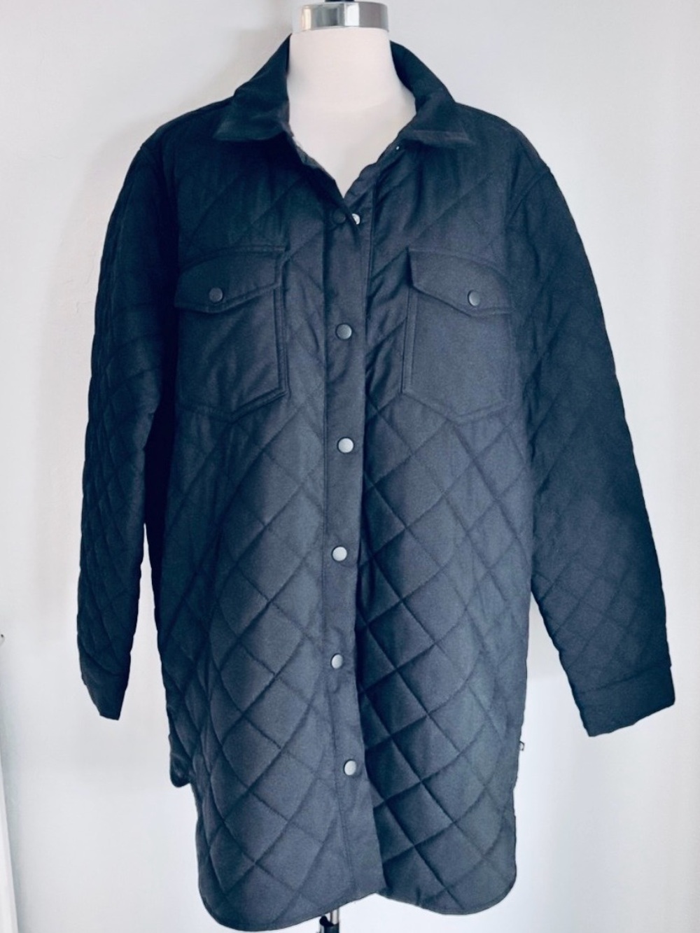 Mondetta Outdoor Project Quilted Snap Front Jacket, Black XL